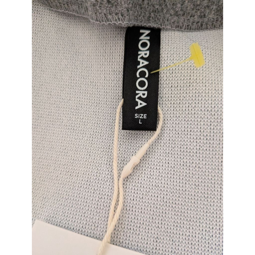 Women's Noracora Grey Coat with Black Buttons Size L - Picture 9 of 10